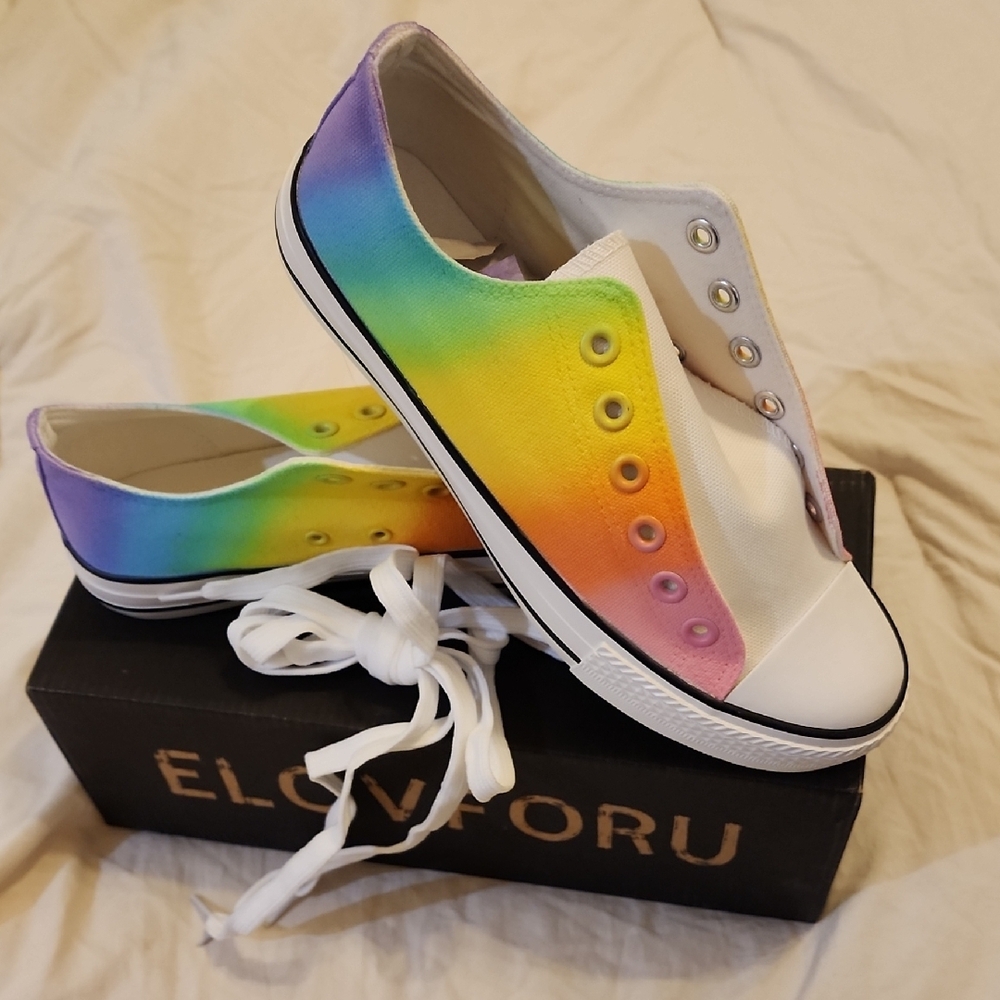 Rainbow Gradient Sneakers